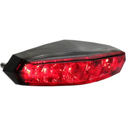 KOSO MINI CLEAR LED TAILLIGHT WITH LICENSE PLATE LIGHT, HB020010