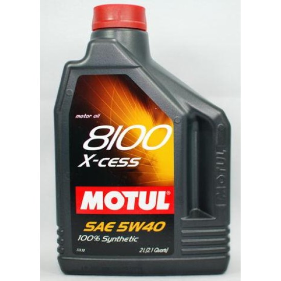MOTUL 8100 X-CESS 5W40 4T SYNTHETIC OIL (2 litre)