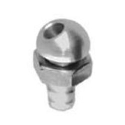 HOT PRODUCTS 45 DEG. 3/8΄΄ BYPASS FITTING SILVER 56-2020