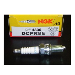 NGK SPARK PLUG DCPR8E WITH LOOSE TERMINAL NUT 4339